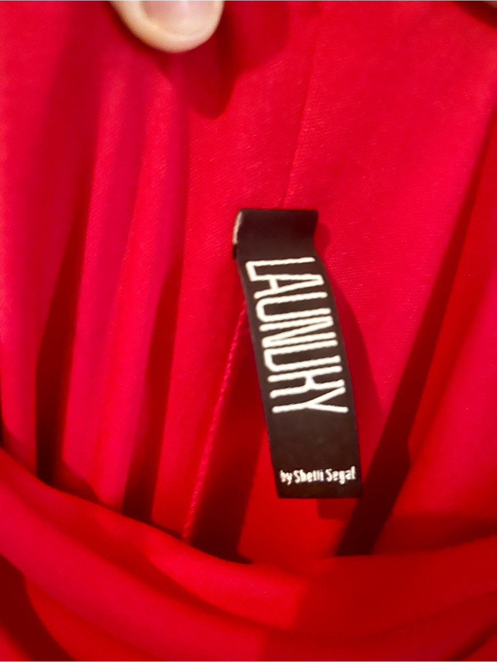 Vintage Iconic 90’s Red Column Dress | Laundry by Shelli Segal | size 6 - Picture 7 of 11